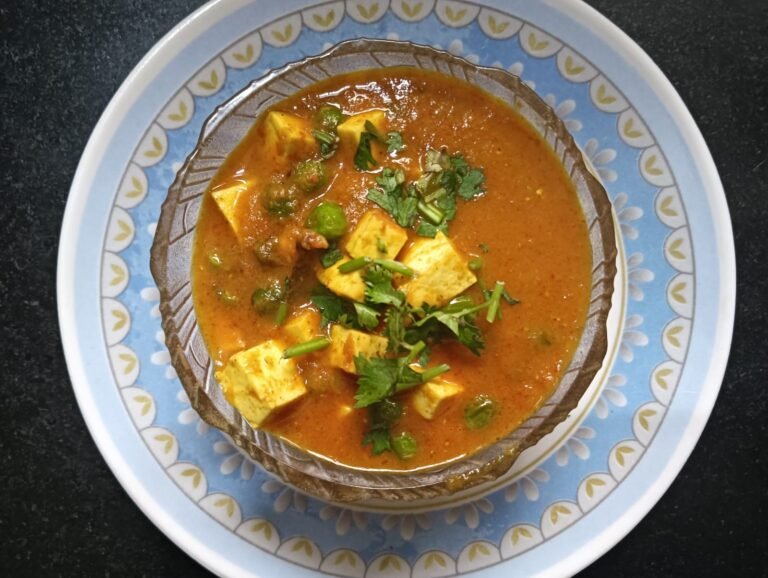 पनीर मटर मसाला -Paneer Matar Masala Recipe | Restaurant Style Matar Paneer Curry
