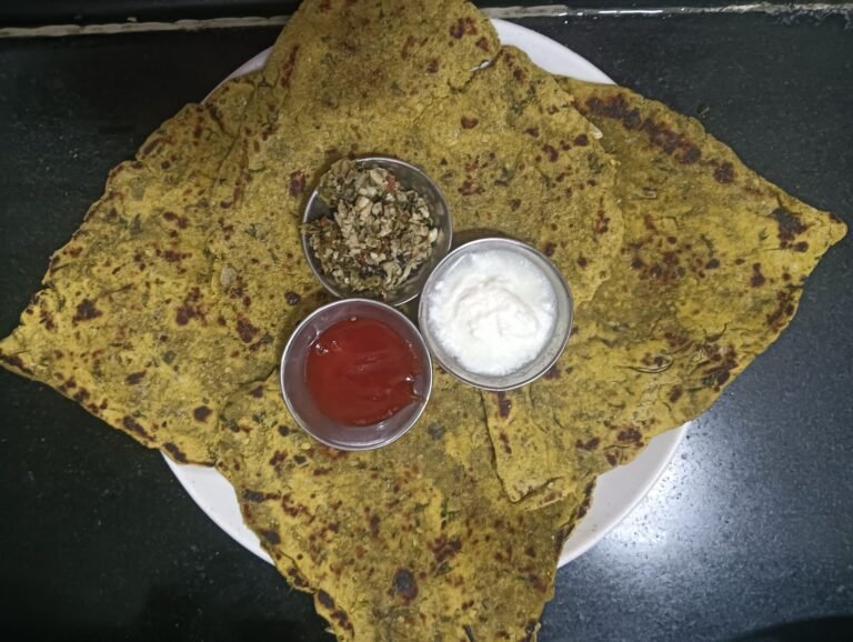 गिलक्याच्या भरताचे पराठे